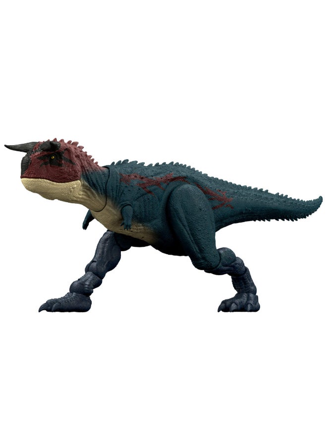 JURASSIC WORLD Dinosaur Action Figure, Running & Biting Carnotaurus with Roar Sounds, Charge N Chomp, Digital Play - Image 5
